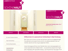 Tablet Screenshot of laserzentrum-bad-homburg.de